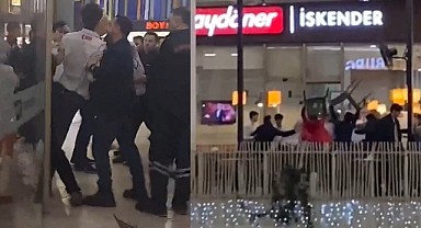 AVM’de feci kavga! Boks ringine döndü!