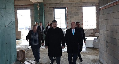 Bıyık, Hükümet Konağı inşaatını inceledi
