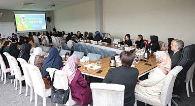 Bünyamin Çiftçi, kadın esnaflarla buluştu
