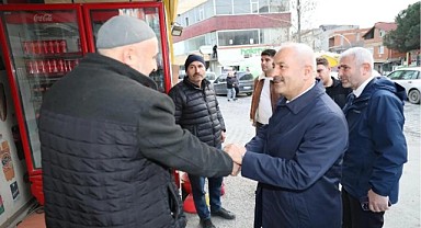 Büyükgöz, Beylikbağı esnafını ziyaret etti