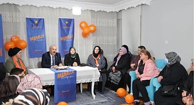 Büyükgöz, hane ziyaretlerini sürdürüyor