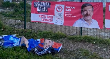 Ertürk'ün pankart iddiası Gebze'yi karıştırdı