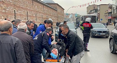 Gebze'de cipin çarptığı yaya yaralandı