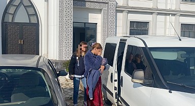 Hırsızlık yaptı! Kucağında bebeği ile adliyeye götürüldü