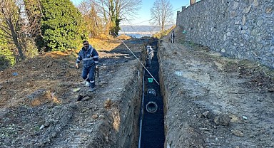 İSU, Gölcük'te 29 bin 316 metre altyapı hattı yaptı