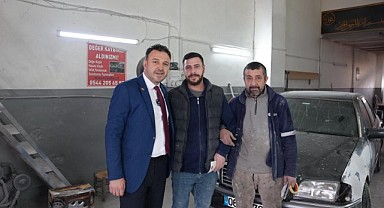 Mustafa Türel Tatlıkuyu esnafını dinledi