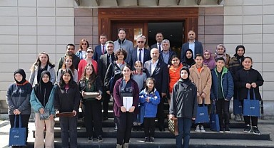 Resim yarışmasının kazananları ödüllerine kavuştu