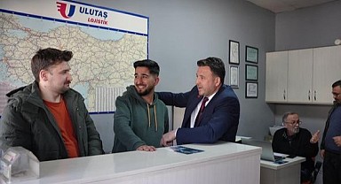 Saadetli Türel'den nakliyeci esnafına ziyaret