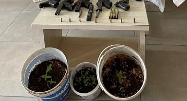 580 kök kenevir ele geçirildi!
