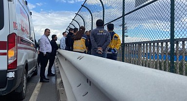 Çayırova’da intihar girişimi! Zor ikna edildi