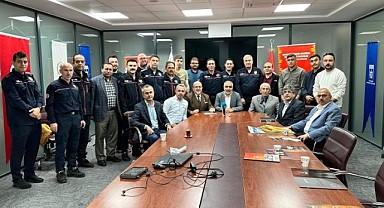 Elektrikli araçlarda yangın güvenliği eğitimi verildi