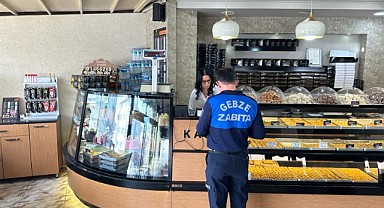 Gebze Zabıtası bayram denetimine çıktı