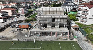 Hasan Doğan Gençlik Merkezi hızla yükseliyor