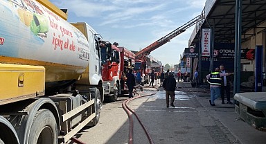 Sanayi sitesinde çıkan yangın korkuttu!