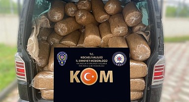1 ton 100 kilogram kaçak tütün yakalandı