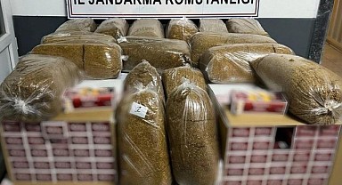 1 ton 100 kilogram kıyılmış kaçak tütün ele geçirildi