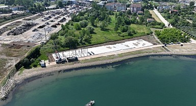 Başiskele Su Sporları Merkezine çelik kolon