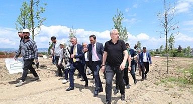 Büyükakın, Seymen Millet Bahçesi’ni yerinde inceledi