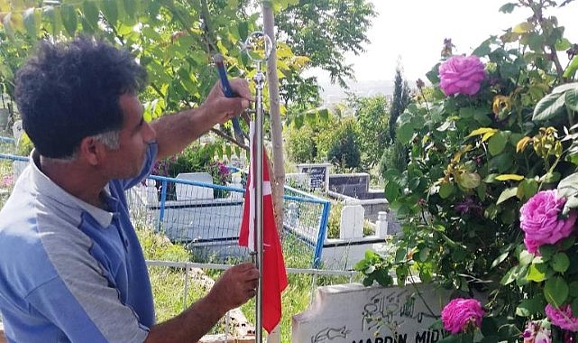 Dilovası’nda şehitliklerin bakımı yapıldı