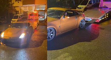 Drift yapan sürücüye 38 bin TL ceza kesildi