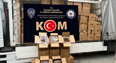 Durdurulan araçta kıyılmış tütün ele geçirildi!