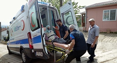 İlmiye Teyze’nin imdadına Büyükşehir’in ambulansı yetişti