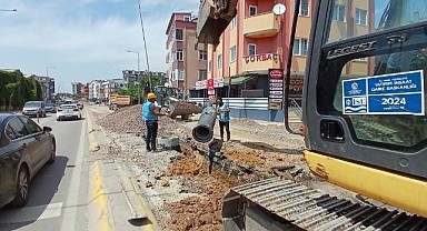 İSU, Darıca'da 740 metre yağmur suyu hattı yapıyor