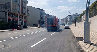 Körfez Mahallesi'nde yol çizimleri tamamlandı