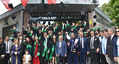 KOÜ Denizcilik Fakültesi'nde mezuniyet heyecanı yaşandı
