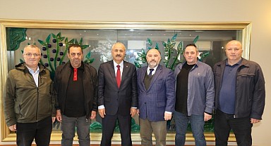 Trabzonlular Büyükgöz'e hayırlı olsun ziyaretine gitti