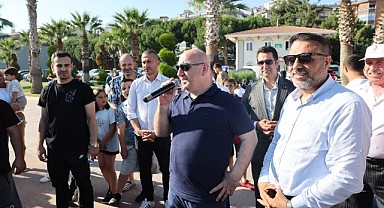 Babalar yarıştı, çocuklar eğlendi