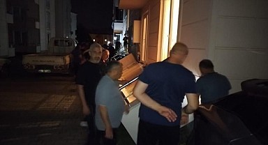 Balkon çöktü! Şans eseri kimse yaralanmadı