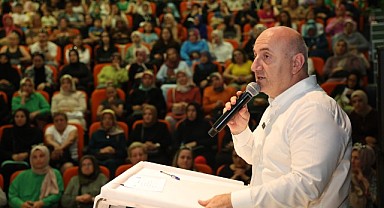Darıcalı kadınlar el emeklerini sergiledi