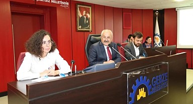 Gebze Belediyesi haziran meclisi 1. oturumu tamamlandı