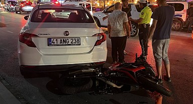 Gebze’de kaza! Sürücü yaralandı!