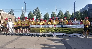 KOBİDOS üyesi bisikletliler, çölyak için pedal çeviriyor