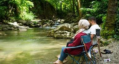 Serindere Kanyonu bayramın gözdesi oldu