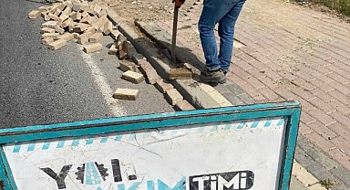 Yollar ve kaldırımlar bayrama hazırlandı