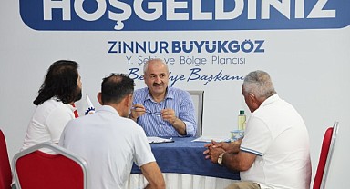 Büyükgöz halk buluşmalarına devam ediyor