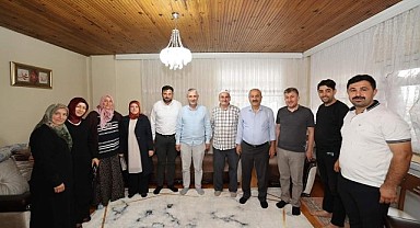 Büyükgöz, kutsal topraklardan dönen hacıları ziyaret etti