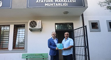 Çiftçi’den muhtarları makamlarında ziyaret etti