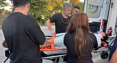 Enes Batur Kandıra’da kaza yaptı!