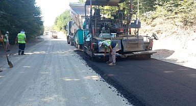 Gebze kırsalında yol yenileme çalışmaları sürüyor