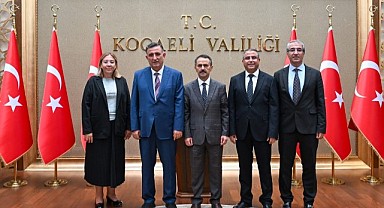 GTÜ rektörü Mantar, Vali İlhami Aktaş'ı ziyaret etti