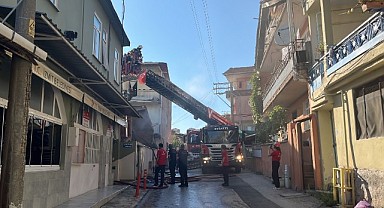 Kurs binasında yangın paniği!
