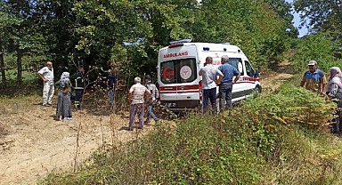 Traktörden düşen sürücü yaralandı