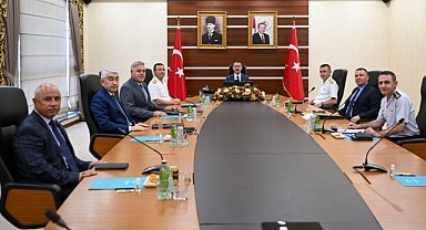 Vali Aktaş başkanlığında asayiş toplantısı yapıldı