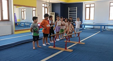 Yaz spor okullarında eğitim başladı
