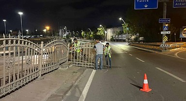 Yol bakım timi gece mesaisinde! Yollar yapılıyor