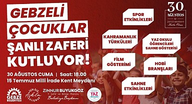 30 Ağustos Zafer coşkusu meydanda yaşanacak
